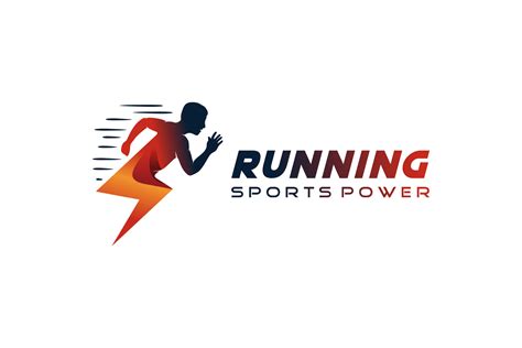 Running Logo Design Vector Illustration Of People Running Or Running