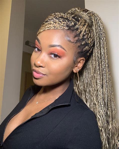 40 Medium Box Braids Style Ideas Trending Now Thrivenaija Fletter