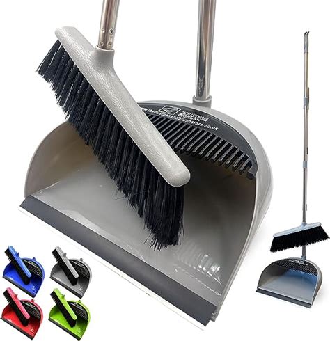 TDBS The Dustpan And Brush Store Set Scopa E Paletta Con Manico Lungo