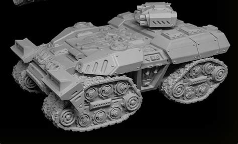 New Sci Fi Tanks From Titan Forge Rumble In Spikey Bits