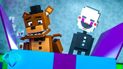 Minecraft FNAF 7 Pizzeria Simulator Puppets Box YouTube