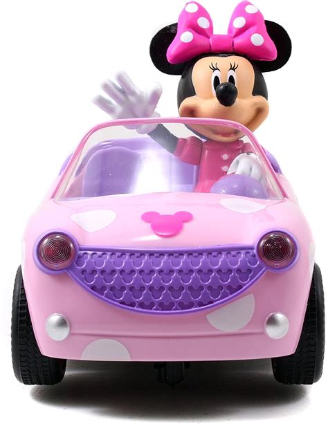 Disney Junior Minnie Mouse Roadster RC Standard, Pink With White Polka ...