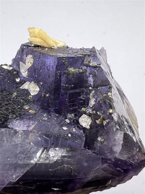 Fluorite Calcite Denton Mine Cave In Rock Hardin County Illinois