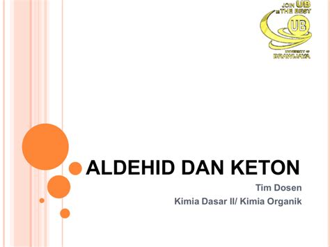 Aldehid Dan Keton