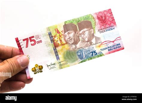 banknote  indonesia  res stock photography  images alamy