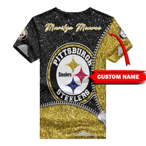 Pittsburgh Steelers Personalized V Neck Women T Shirt Bg676 Sportique Shop