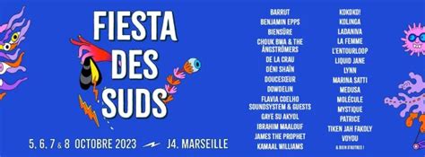 Fiesta Des Suds 2023 Festival Marseille Dates Programmation