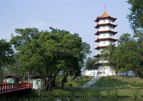 Garden with Pagoda stock photo. Image of culture, landmark - 11186114