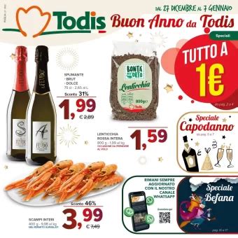 Volantino Todis Un Natale di Specialità fino al 26 12 dal 14 12 2023