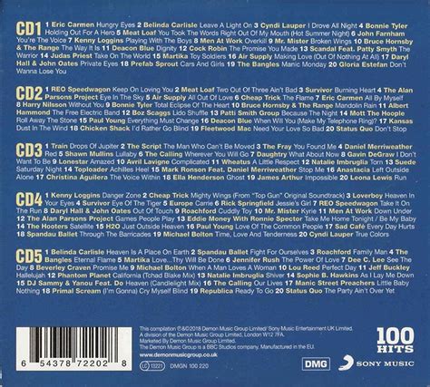 Entre Musica 100 Hits The Best Soft Rock Album Va 5 Cds