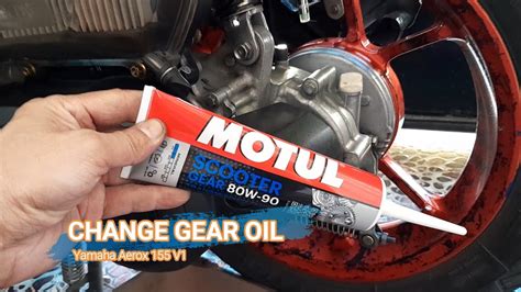 How To Change Gear Oil Yamaha Aerox Youtube