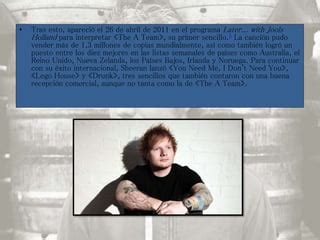 Ed Sheeran Ppt