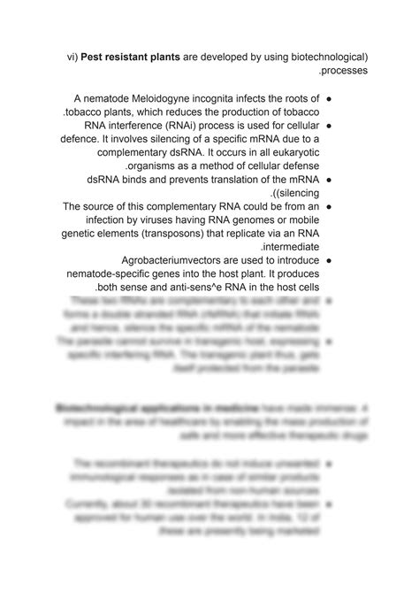 Solution Important Questions For Cbse Class 12 Biology