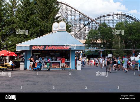 La Ronde A Six Flags Amusement Theme Park Montreal Canada Stock Photo