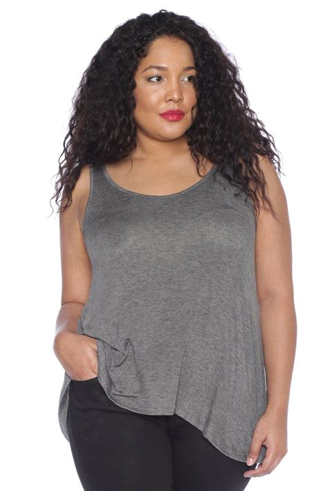 The Relaxed Fit Tank Top Workout Tank Tops Premium Denim Plus Size