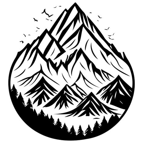 Mountain Sketch Vector Images (over 19,000)