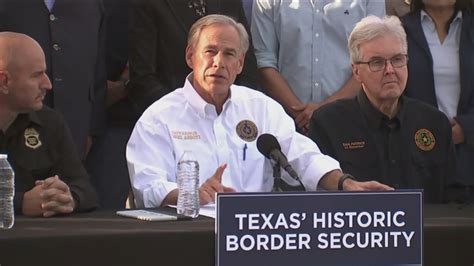 Gov Greg Abbott Signs New Border Bills Into Law