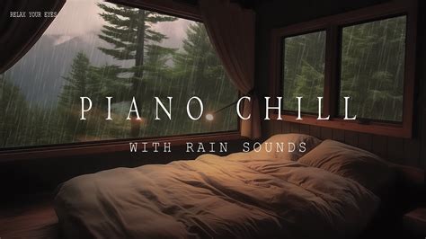 Rain Sounds On The Window 🌧️🌿 Beautiful Piano Music For Relaxation