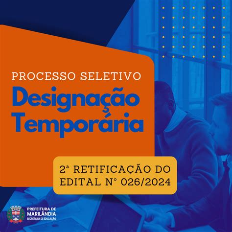 2ª Retificação do Edital Nº 026 2024