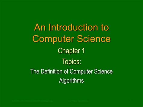 Intro To Computer Scienceppt