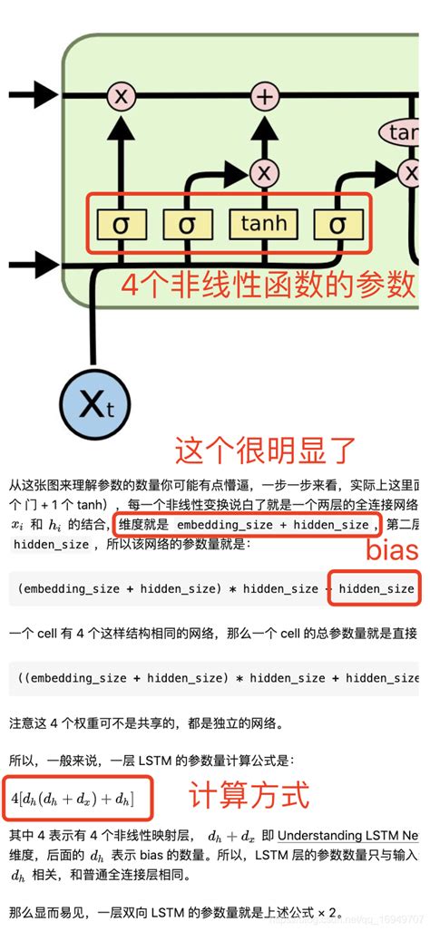 再看lstm门的作用和参数量计算的理解lstm的门运算 Csdn博客