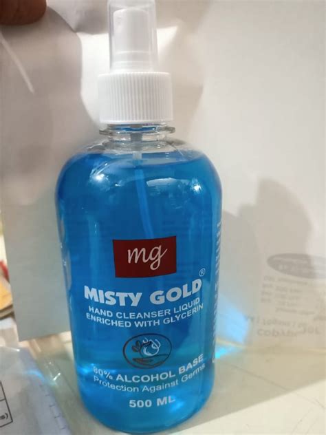 Misty Gold Hand Sanitizer At Rs 500 Can Alcohol Based Hand Sanitizer