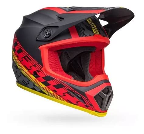 Capacete Bell Mx Mips Offset Matte Black Red Tamanho Do Capacete