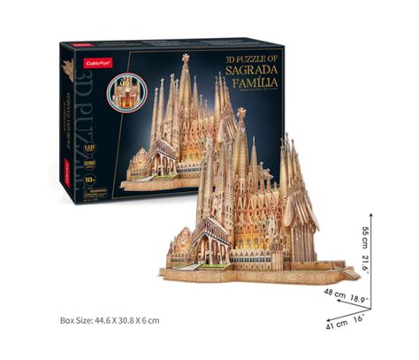 Cubic Fun Puzzle D Sagrada Familia Led L H Puzzle