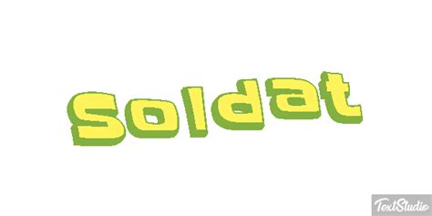 Soldat Mot Designs De Logo En Anim