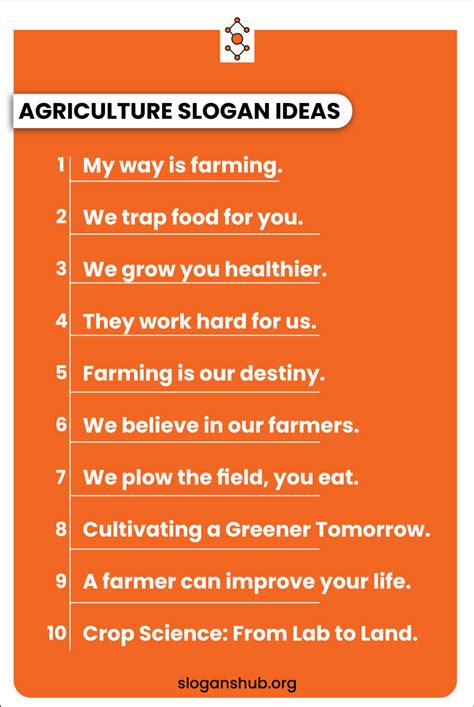 200 Catchy Agriculture Slogans Best Agriculture Slogan Ideas