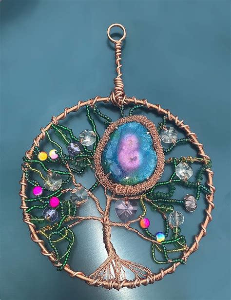 Wire Wrapped Suncatcher Tree Of Life