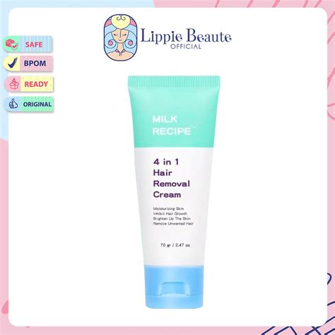 Jual Milk Recipe In Hair Removal Cream G Shopee Indonesia