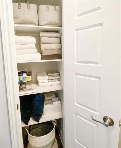 12 Bathroom Closet Ideas For A Clutter-Free Space