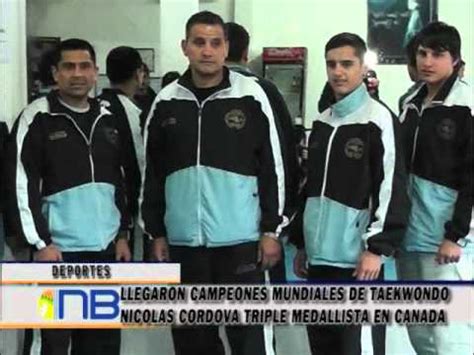 Llegaron Los Campeones Mundiales De Taekwondo Youtube