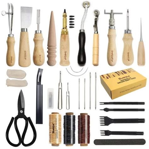 Best Sewing Leather Kits In Buyers Guide Leather Toolkits