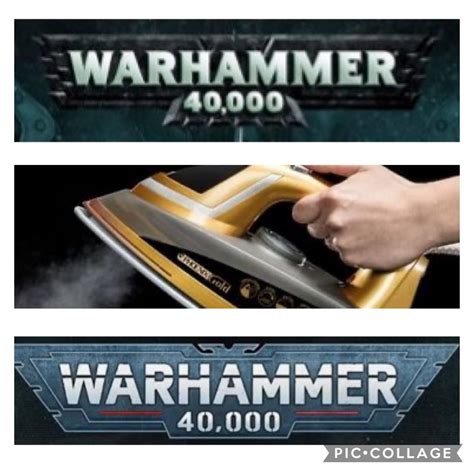 Who ironed the 40K logo? : r/Warhammer40k