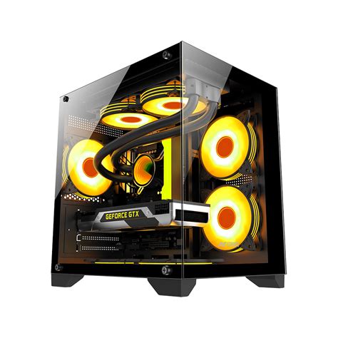 Ant Esports Z2 Mid Tower Computer Case Gaming Cabinet Black Support