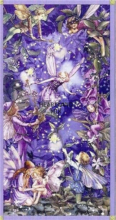 Vintage Victorian Fairies Illustration Vintage Digital Wall Art