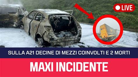 Maxi Tamponamento Sulla A Due Morti Autostrada Chiusa Youtube