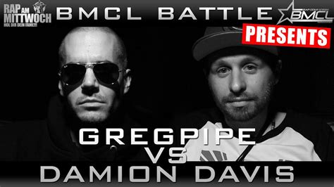 Bmcl Rap Battle Gregpipe Vs Damion Davis Feat Dizaster Battlemania