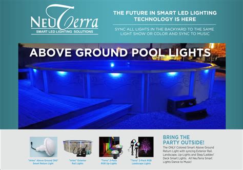 Above Ground Pool Lighting NeuTerra