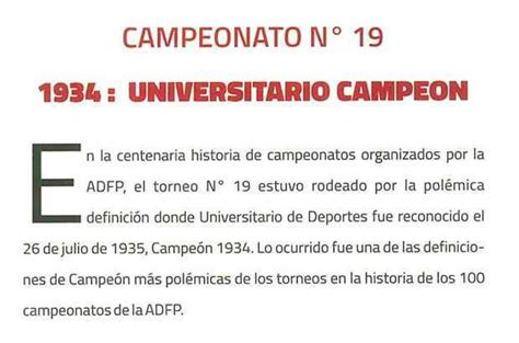 La Hermandad Aliancista Libro De La Adfp “los 100 Campeones Y Los