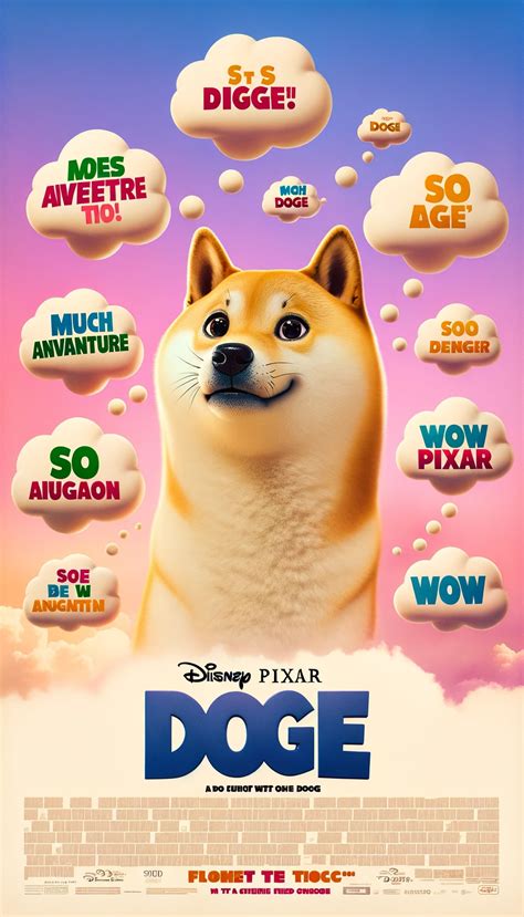 Disney Pixar Doge Movie poster Blank Template - Imgflip