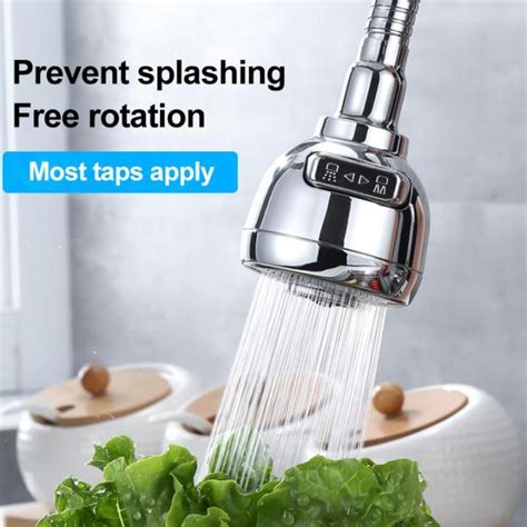 Starlux 360 Degree Rotating Nozzle For Mixer Tap 3 Modes Pressurized