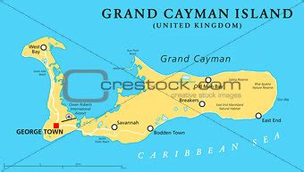 Image 6407745 Grand Cayman Island Political Map From Crestock Stock Photos