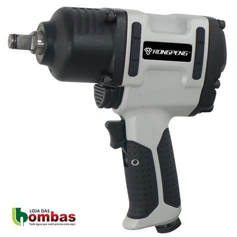 Chave De Impacto Pneumatica 1 2 Martelo Duplo RP7445 RONGPENG