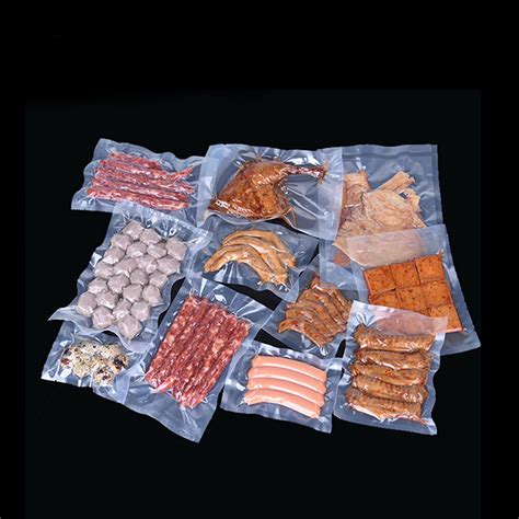 Transparent Frozen Food Storage Vacuum Seal Bag Pe Nylon Heat Seal