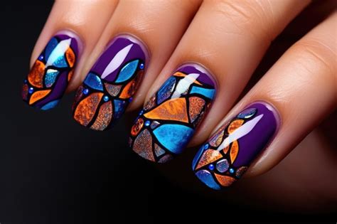 Premium AI Image | Stunning nail polish design