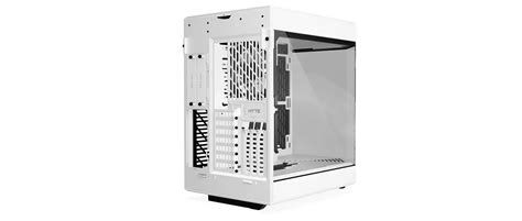 Hyte Y60 Snow White With 3 Fans And Riser Vertical Gpu Mount