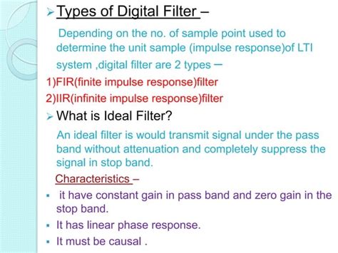 Butterworth Filter Design Ppt